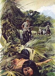 Colonel Percy Fawcett exploring the Matto Grosso